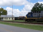 CSX 691 after drop-off of coal loads